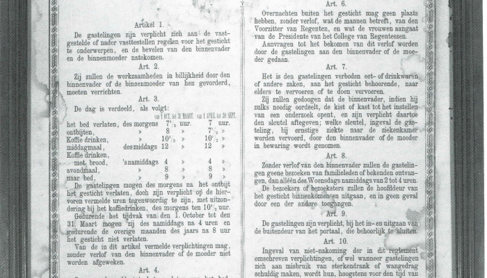 reglement van orde MZ 1885